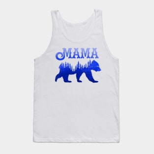 Mama Bear (Blue) Tank Top